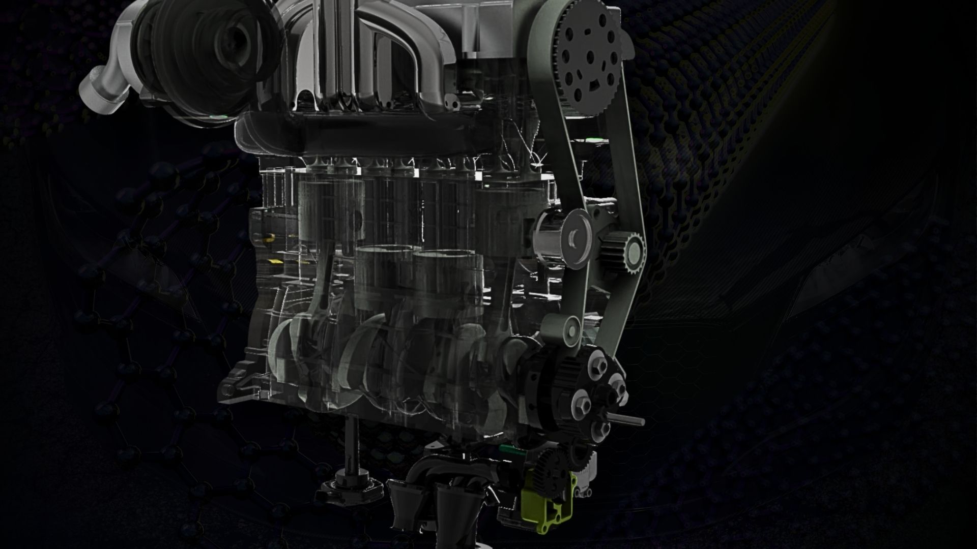 Montagearbeit an einer Motorbaugruppe bei MMHP
